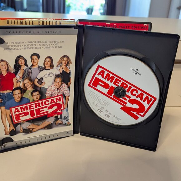 Three Movie Set American Pie 1 Unrated American Pie 2 and American Wedding - Picture 5 of 12